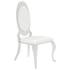 Antoine Upholstered Dining Chair Cream White (Set of 2) — product view 3