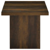 Devar Square Engineered Wood Side End Table Dark Pine — product view 3