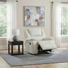 Camila Upholstered Glider Recliner Chair White — product view 3