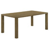 Castlewood 5-piece 71-inch Rectangular Dining Set Brown Oak — product view 3