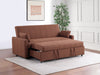 Portland Boucle Upholstered Sleeper Sofa Bed Copper — product view 3