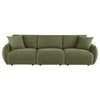 Elysia Fabric Upholstered Modular Lounge Sofa Green — product view 3