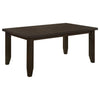 Dalila 5-piece Rectangular Dining Table Set Cappuccino — product view 3