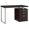 Brennan 47-inch 3-drawer Office Computer Desk Cappuccino — product view 3