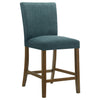 Paxton Upholstered Counter Height Dining Chair Teal Blue (Set of 2) — product view 3