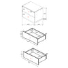 Winslow 2-drawer Nightstand Smokey Walnut — product view 3
