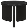 Cordova 2-piece Solid Wood Coffee and End Table Set Black — product view 3