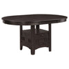 Lavon 5-piece Oval Extension Leaf Dining Set Espresso — product view 3