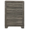 Wright 4-drawer Chest of Drawers Brown Oak — product view 3