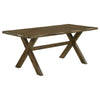 Alston 6-piece Rectangular Dining Table Set Knotty Nutmeg — product view 3