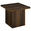 Devar 2-piece Square Coffee and End Table Set Dark Pine — product view 3