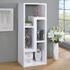 Velma Multipurpose TV Stand and Bookshelf White — product view 3
