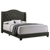 Sonoma Upholstered Queen Wingback Bed Grey — product view 3