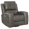 Brickston Triple Power Swivel Glider Recliner Charcoal — product view 3
