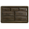 Atlas 7-drawer Bedroom Dresser Cabinet Dark Oak — product view 3