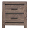 Brantford 2-drawer Nightstand Barrel Oak — product view 3