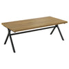 Colmar 3-piece Engineered Wood Coffee Table Set Golden Oak — product view 3