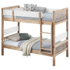 Dakota Wood Twin Over Twin Bunk Bed Natural — product view 3