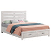Brantford Wood Queen Storage Panel Bed Coastal White — product view 3