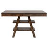 Dewey Rectangular 60-inch Counter Height Dining Table Walnut — product view 3