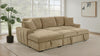 Pastrana Upholstered Sleeper Sectional Sofa LAF Chaise Camel — product view 3