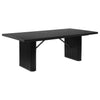 Catherine 7-piece Rectangular Dining Table Set Black — product view 3