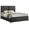 Cavelle 51-inch Upholstered Queen Panel Bed Black — product view 3