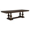 Ridgewell 9-piece Rectangular Trestle Dining Set Dark Oak — product view 3