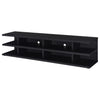 Cartmill 78-inch 2-tier TV Stand Media Console Black — product view 4