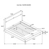 Winslow Wood Queen Panel Bed Smokey Walnut and Coffee Bean — product view 4