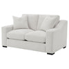 Ashlyn Fabric Upholstered Track Arm Loveseat Sand — product view 4
