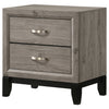Valen 2-drawer Nightstand Bedside Table Light Taupe — product view 4