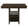 Jaden Square 47-inch Counter Height Dining Table Espresso — product view 4