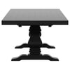 Florence 9-piece 126-inch Extension Dining Table Set Distressed Black — product view 4