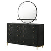 Arini 8-drawer Dresser with Mirror Black — product view 4