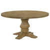 Florence Round 60-inch Wood Dining Table Rustic Honey — product view 4
