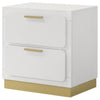 Caraway 2-drawer Nightstand White — product view 4