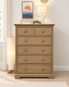 Dock48 Waterford 6 Drawer Chest — Weathered Sand