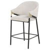 Chadwick Fabric Upholstered Counter Height Chair Beige (Set of 2) — product view 4
