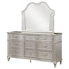 Evangeline 9-drawer Dresser with Mirror Silver Oak — product view 4
