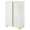 Marceline 5-drawer Bedroom Chest White — product view 4