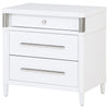 Gracemont 3-drawer Bedroom Nightstand Bedside Table White — product view 4