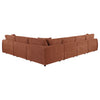 Elysia 6-piece Fabric Upholstered Modular Sectional Sofa Coral — product view 4