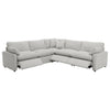 Collins 5-piece Modular Power Reclining Sectional Grey — product view 4