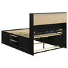 Briana 4-piece Queen Bedroom Set Black — product view 4