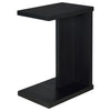 Clower Engineered Wood C-Shaped Sofa Side Table Black — product view 4