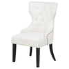 Baney Fabric Upholstered Dining Side Chair Cream and Black — product view 4