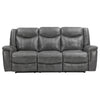 Conrad Upholstered Padded Arm Motion Sofa Grey — product view 4
