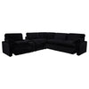 Collins 6-piece Modular Power Reclining Sectional Black — product view 4
