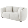 Aleisha Fabric Upholstered Loveseat Sand — product view 4